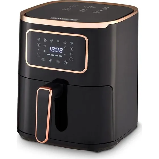 Heinrich's HFR 8216 Varmluftsfrituregryde, 5,0 l, 1450 W, Sort