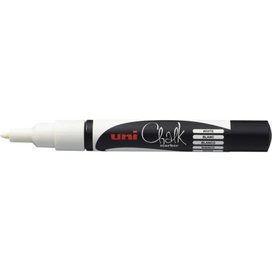 Uni-ball Chalk Marker Hvid PWE-3M (1,5-5 mm)