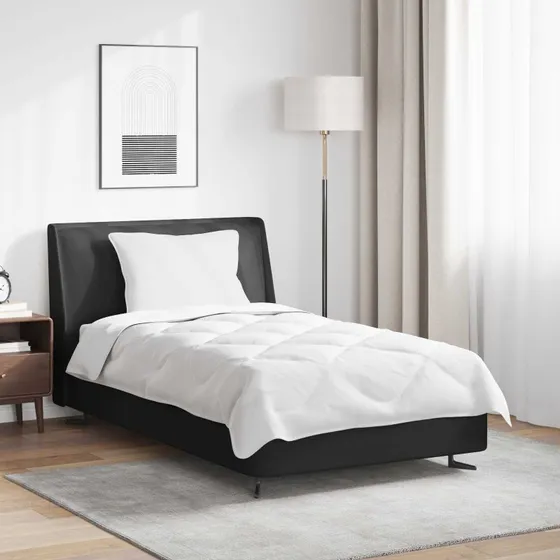 Dyne & pude 2 dele i hvid microfiber (box-syning)