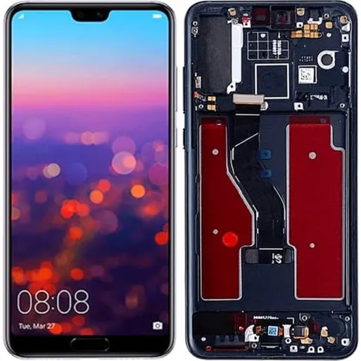 Huawei P20 Pro Skærm med LCD Display - Sort OEM