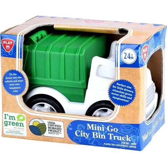 PLAY Bio Based Garbage Truck White Green