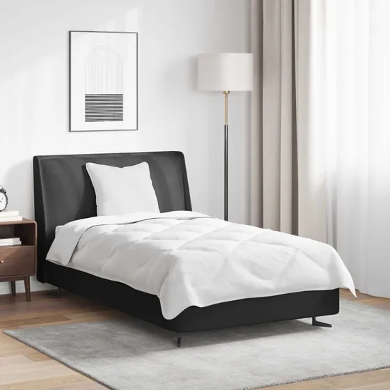 Dyne og pude 2 dele i hvid microfiber