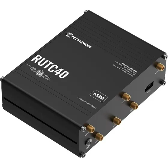 Teltonika RUTC40 Trådløs Wi-Fi 6 Router med 4-port Switch