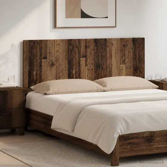 vidaXL HOORN Væghængt hovedgærde - Gammelt træ, 160 cm