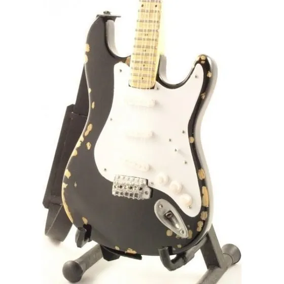 Fender Stratocaster Blackie Mini Guitar - Eric Clapton Replica