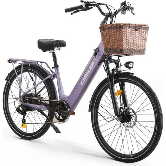 Cysum X-city Elektrisk Cykel 26'' - Lilla