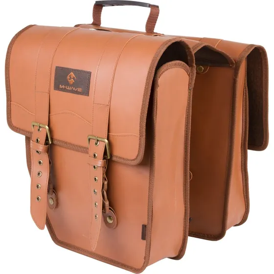 M-Wave Amsterdam Dobbelt Cykeltaske - 15L - Brun