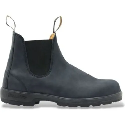 Blundstone 587 Ankelstøvler i sort læder, størrelse 44