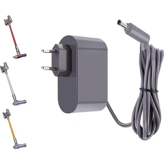 Dyson Erstatningsoplader 26.1V til V6, V7 og V8 - 1.8m kabel