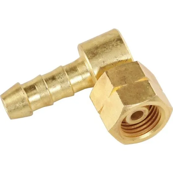 Meva 1/4'' LH Vinkeladapter til 8x15mm Gasslange
