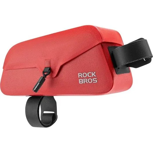 Rockbros 0.9L Vandtæt Cykelsteltaske med Magnetlukning - Rød