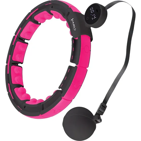 HMS HHM16 Magnetisk Hulahopring Sort/Pink med Tæller