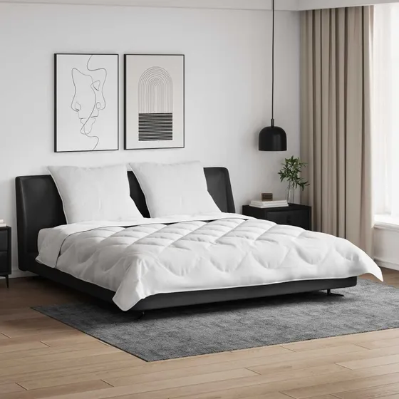 Dynebetræk sæt 3 dele – Hvid mikrofiber & dunfjer