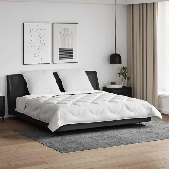 Microfiber dyne-sæt 3 dele (dyne + 2 puder) – Hvid