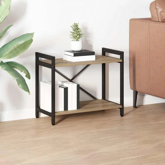 Bogreol Artisan i egetræ 60×30×50 cm