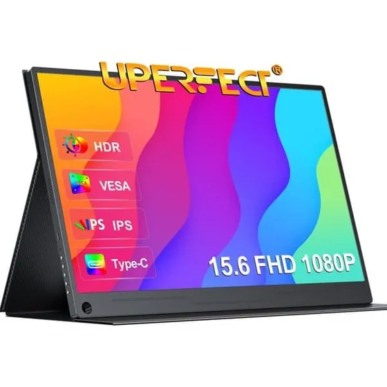 UPERFECT 15,6" Full HD Bærbar Skærm - IPS 1920x1080