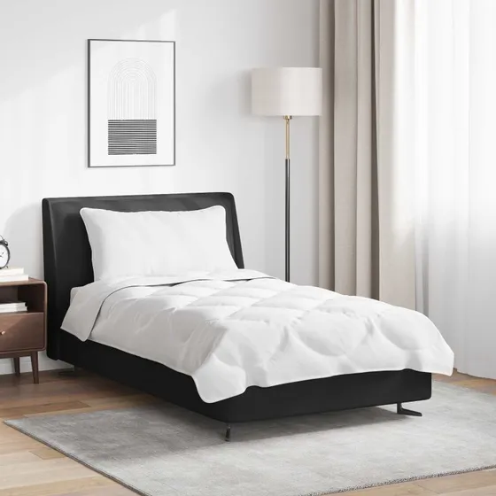 Dynebetræk sæt 2 dele – Hvid mikrofiber