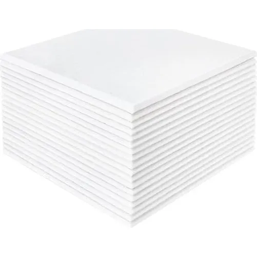 Akustikplader 18-pak - 30x30 cm - Hvid - 0,9 cm tykkelse