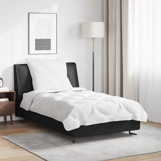 Dynebetræk sæt 2 dele i hvid mikrofiber