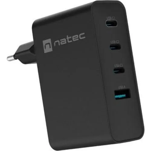 NATEC NUC-2234 Vægoplader 100W - Sort (GaN)
