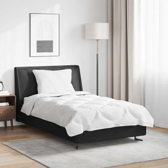 Dynebetræk sæt 2 dele i mikrofiber - Hvid