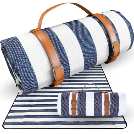 Picnic-tæppe Strandtæppe 200x200 - Vandtæt og foldbart
