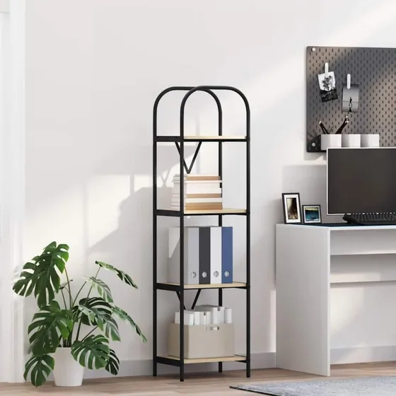 Bogreol Sonoma Eg 40x30x146 cm – Robust konstrueret træ