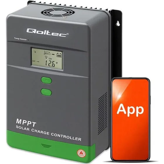 Qoltec MPPT Solcelleregulator 80A 12/24/36/48V