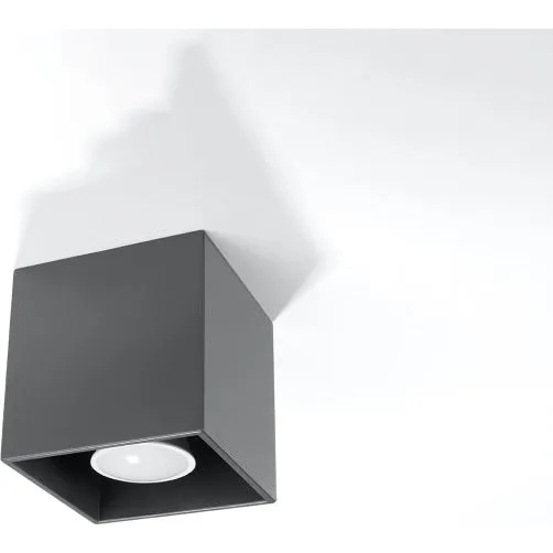 QUAD 1 Loftlampe - Antracit - 10x10 cm
