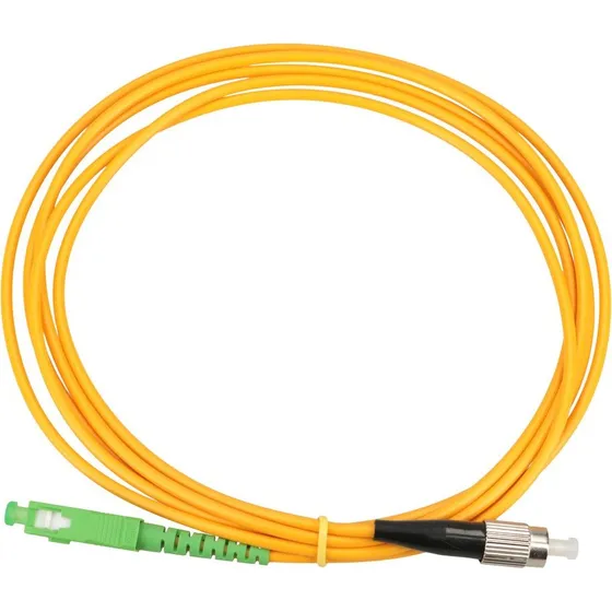 Extralink Singlemode Fiberkabel SC/APC-FC/UPC 2m - Gul