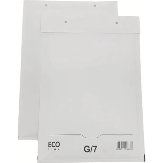 G17 ECO Line Hvide Boblekuverter 350x250 mm - 100 stk.