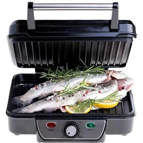 Mesko MS 3050 Kontaktgrill - Sort/Sølv, 2500W