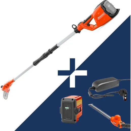 Husqvarna 120iTK4-PH stangsav og hækkeklipper – inkl. batteri & lader