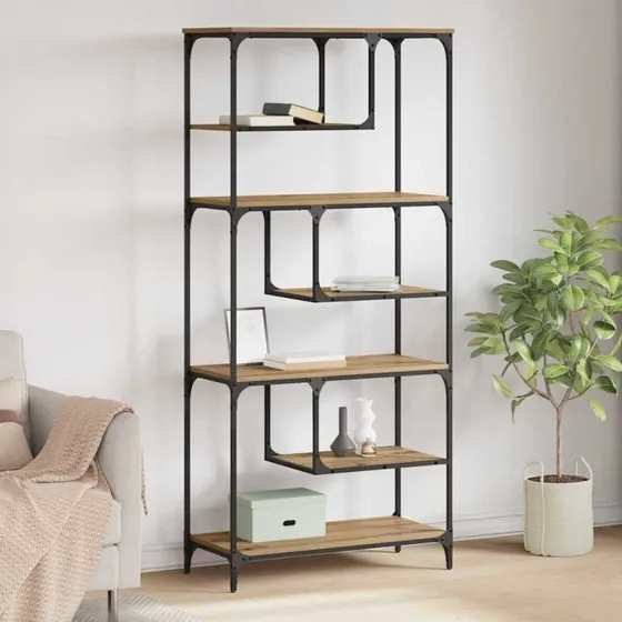 Bogreol Artisan eg 81x36x176 cm – konstrueret træ