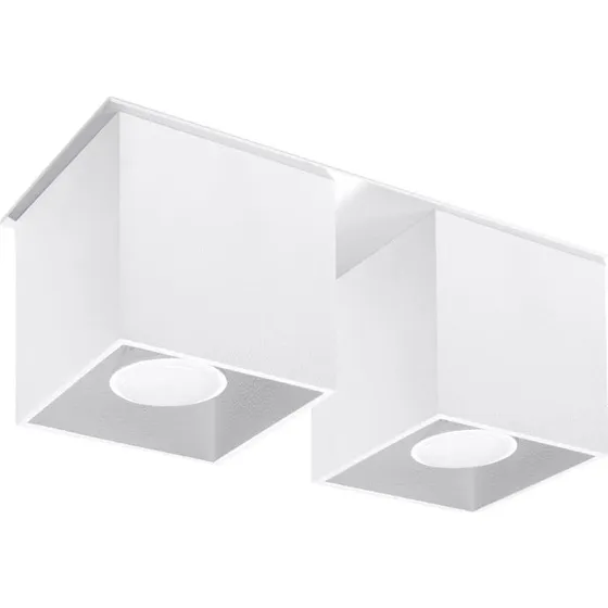 QUAD 2 Loftslampe - Hvid - Moderne Aluminium