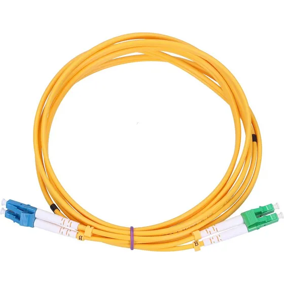 Extralink EX.1377 Duplex Fiberoptisk Patchcord, 2m - Gul