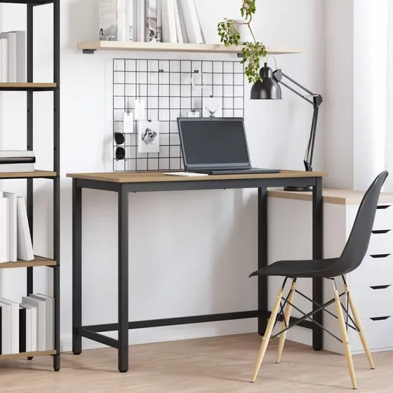 Artisan skrivebord i egetr og stl 80x50 cm