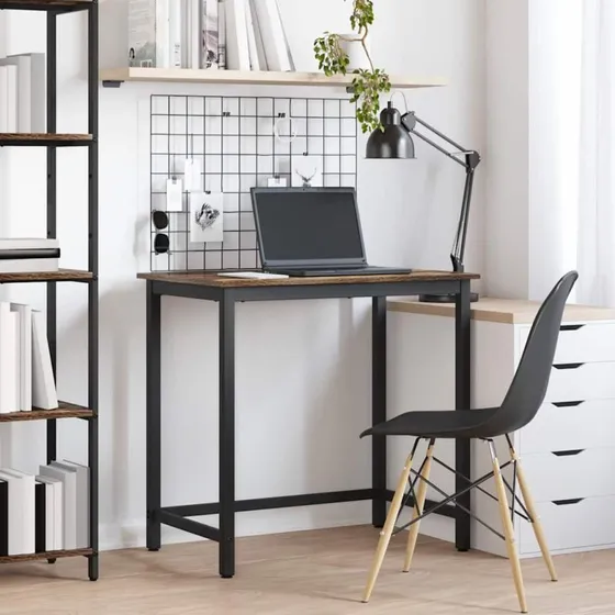 Arbejdsbord rget eg 100x50 cm - konstrueret tr & stl