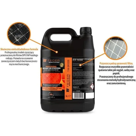 Teger DPF/FAP Partikelfilterrens Professional 5l