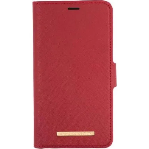 Onsala Wallet Case til iPhone 12 Mini - Saffiano Rød
