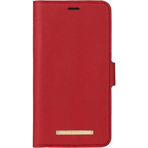 Onsala Mobile Wallet Saffiano Rød iPhone XR Etui