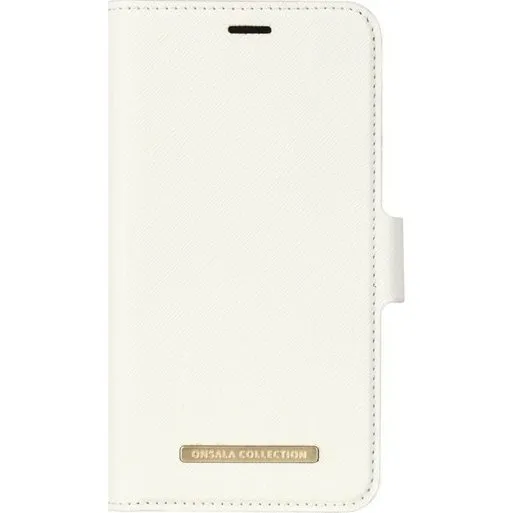Onsala Mobile Wallet Saffiano White iPhone X/XS Etui