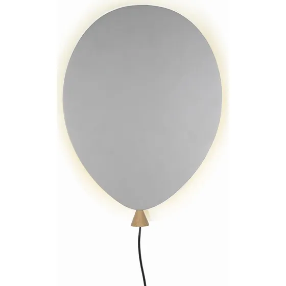 Globen Lighting Balloon væglampe i grå-ask