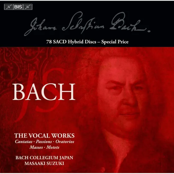 BIS Bach: The Vocal Works (Masaaki Suzuki) - 78 SACD Hybrid