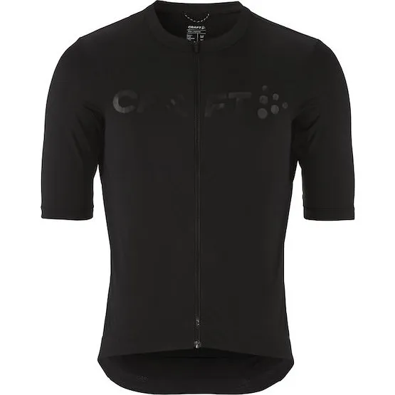 Craft Endur Logo Cykeltrøje Kortærmet - Sort - Herre