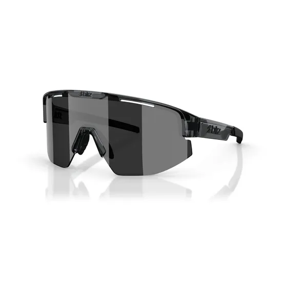 Bliz Matrix Small Cykelbriller - Crystal Black / Smoke Silver
