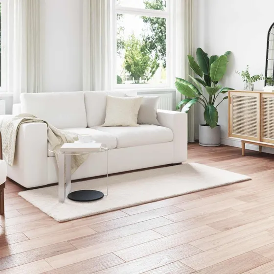 Falsk Kaninpels Tæppe Olite 80x200 cm – Creme