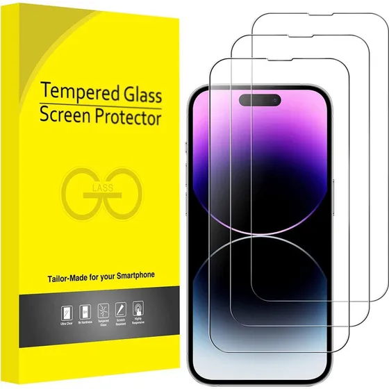 3x Hærdet glas til iPhone 12 & 12 Pro - Edge-to-Edge