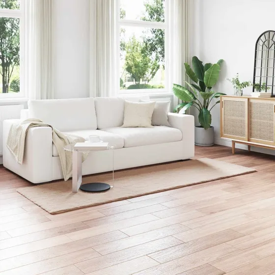 Faux kaninpels tæppe Olite 80x250 cm – gråbrun