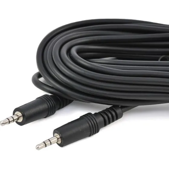 5m 3,5 mm Aux forlængerkabel til stereo lyd